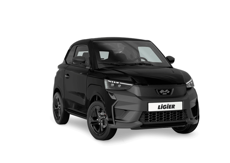 Ligier JS50 Elite D+ i sort, sett forfra