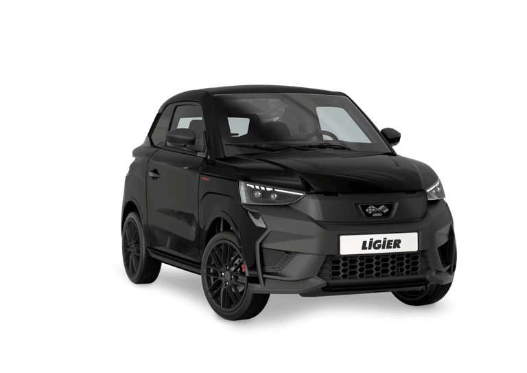 Ligier JS50 Ultimate D+ i sort, sett forfra
